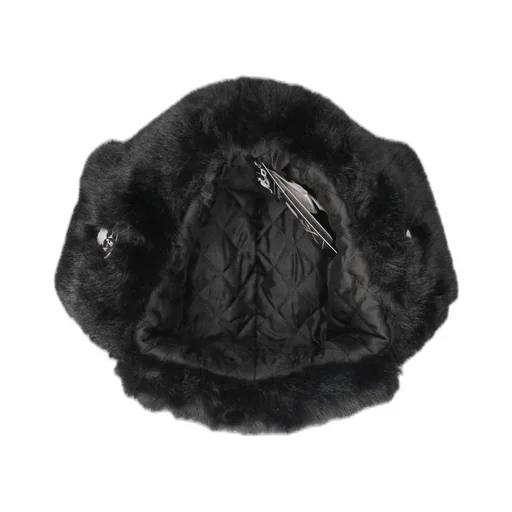 Faux Fur Trapper / Blk