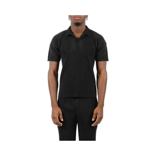 Homme Plissé Issey Miyake Pleated Polo Shirt