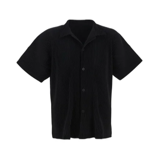 Homme Plissé Issey Miyake Pleated Short-Sleeved Shirt