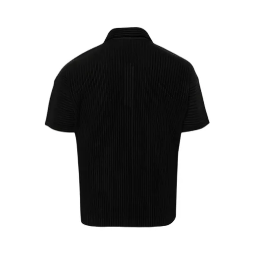 Homme Plissé Issey Miyake Pleated Short Sleeved Polo Shirt