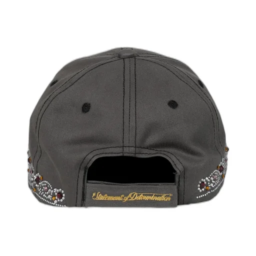 Rhinestone Tiara Cap / Dark Gry