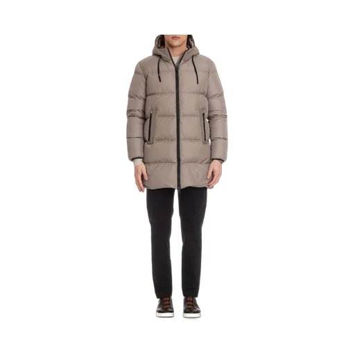 Herno Zip-Up Drawstring Quilted Padded Jacket