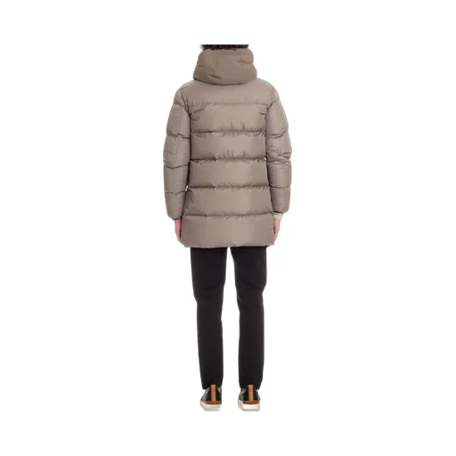 Herno Zip-Up Drawstring Quilted Padded Jacket