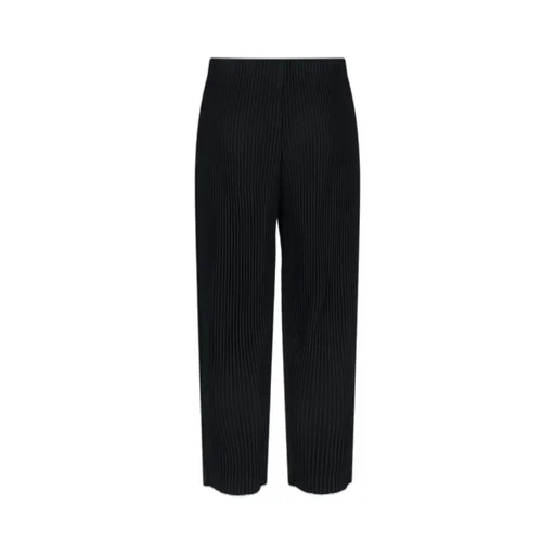 Homme Plissé Issey Miyake Pleated Tapered Leg Trousers