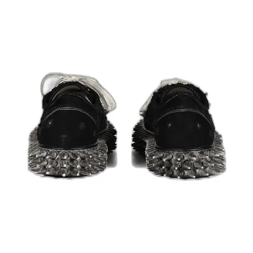 Dirty Spike Toe Cap Canvas Sneaker / Blk