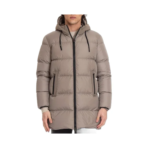 Herno Zip-Up Drawstring Quilted Padded Jacket