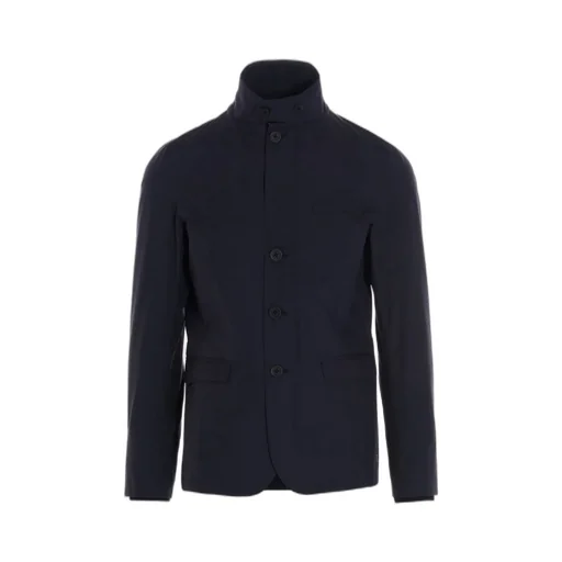 Herno High-Neck Buttoned Jacket