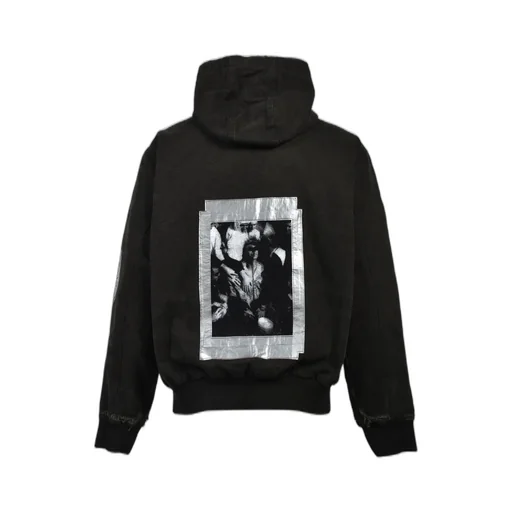 War Started Hooded Work Jacket / Blk