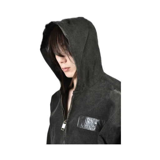 War Started Hooded Work Jacket / Blk