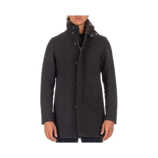 Herno Fur Collar Zipped Jacket