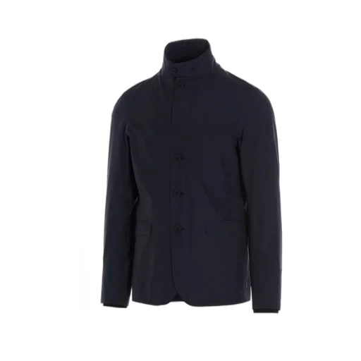 Herno High-Neck Buttoned Jacket