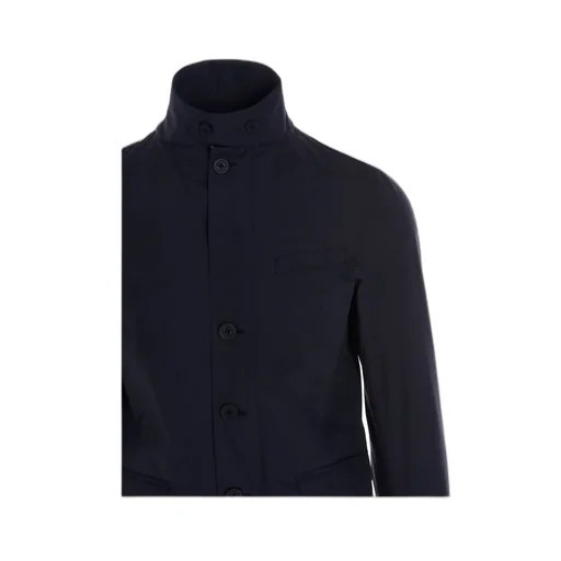 Herno High-Neck Buttoned Jacket