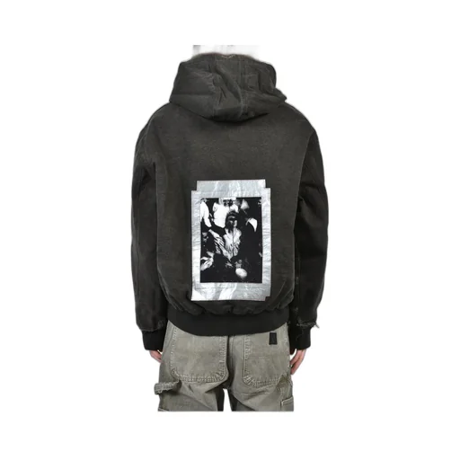 War Started Hooded Work Jacket / Blk