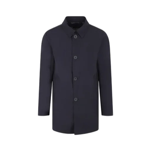 Herno Single-Breasted Buttoned Shirt Coat