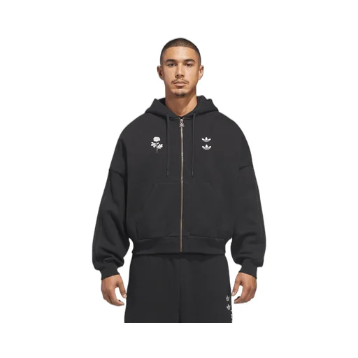 Heavy Weight Zip Hoody / Blk