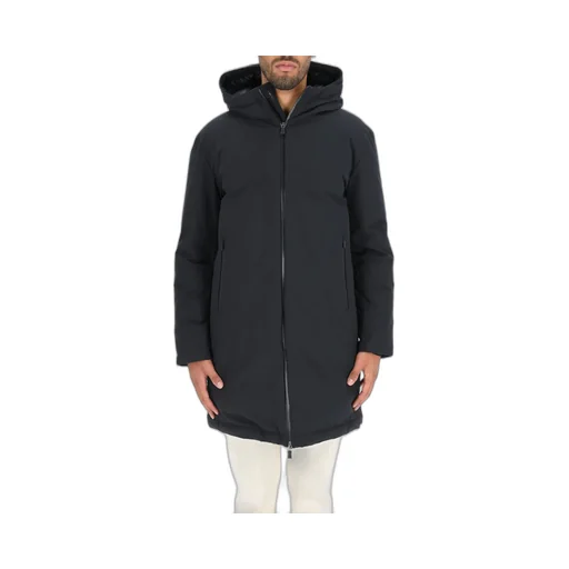 Herno Straight Hem Long-Sleeved Carcoat