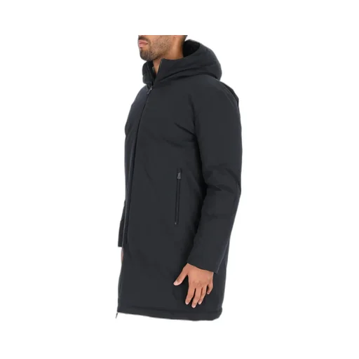 Herno Straight Hem Long-Sleeved Carcoat