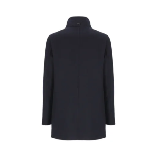 Herno Logo Plaque High-Neck Coat