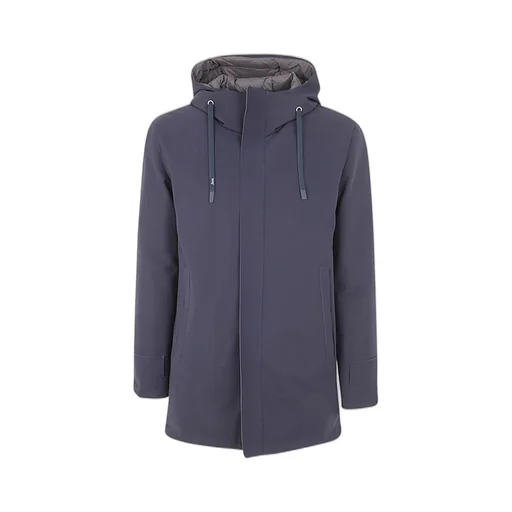 Herno Logo Plaque Hooded Jacket