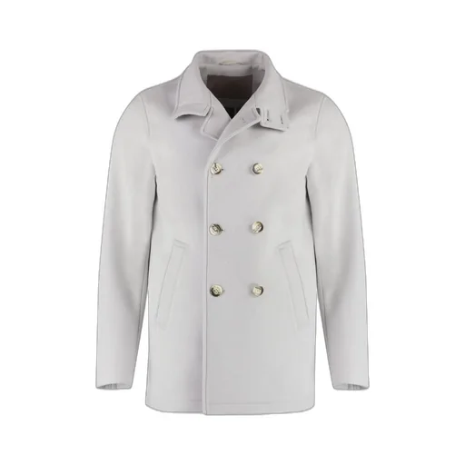 Herno Double-Breasted High-Neck Coat