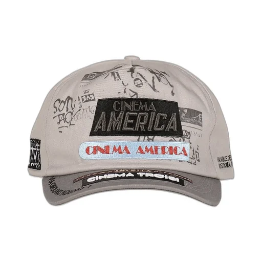 Cinema Troisi 5 Panel Hat / Lt. Gry