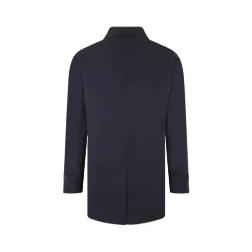 Herno Single-Breasted Buttoned Shirt Coat