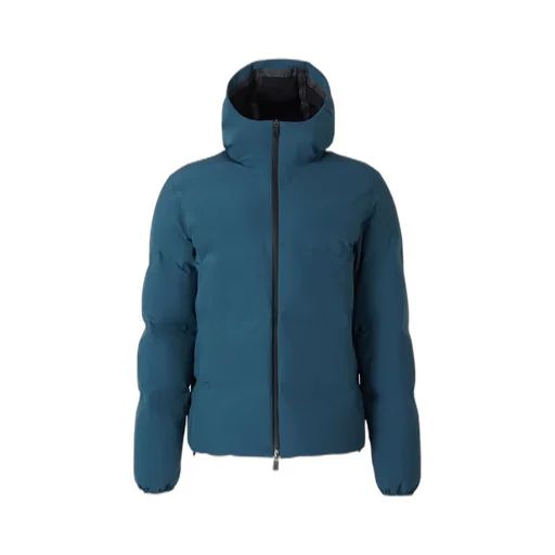 Herno Zip-Up Hooded Down Jacket