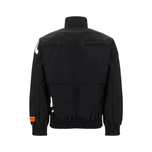 Heron Preston Logo Print Windbreaker Jacket
