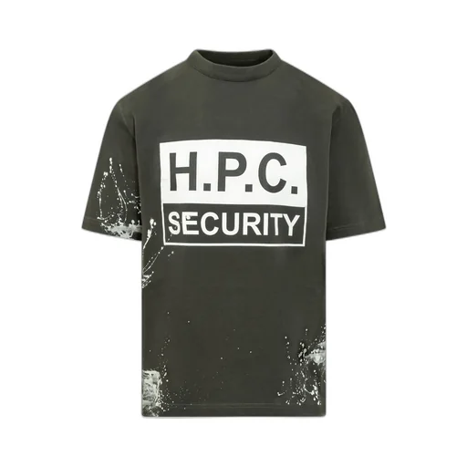 Heron Preston Paint Splatter Detailed Crewneck T-Shirt
