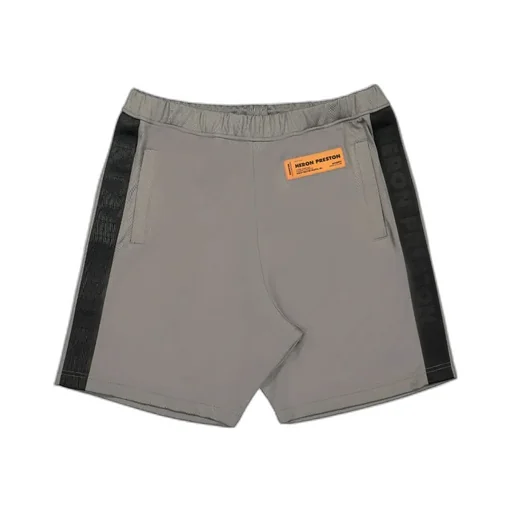 Heron Preston Elasticated Waistband Logo Patch Track Shorts