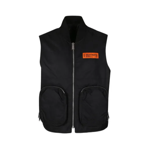 Heron Preston Logo Patch Vest Jacket