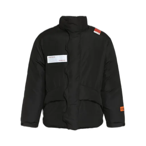 Heron Preston Logo Patch Zipped Puffer Jacket