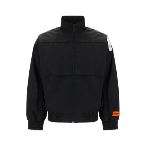 Heron Preston Logo Print Windbreaker Jacket