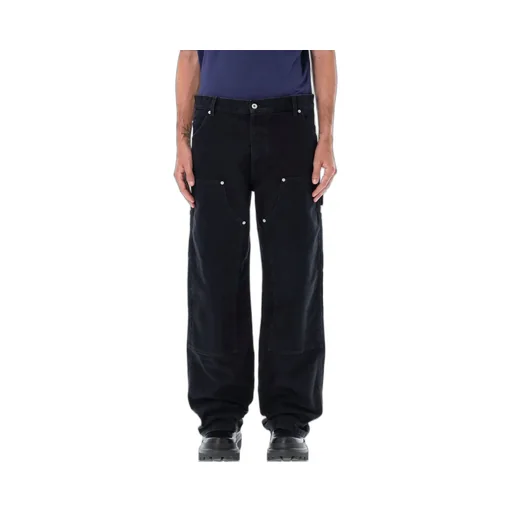Heron Preston Vintage Wash Straight-Leg Carpenter Jeans