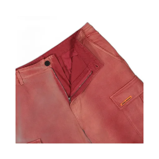 Heron Preston Distressed Wide Leg Cargo Pants
