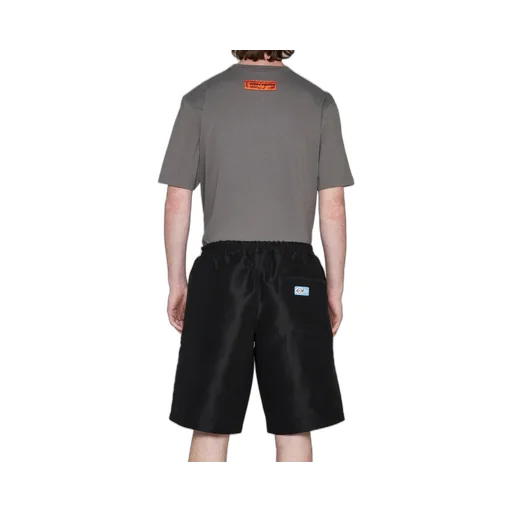 Heron Preston	Logo Patch Knee-Length Track Shorts