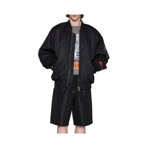 Heron Preston	Logo Patch Knee-Length Track Shorts
