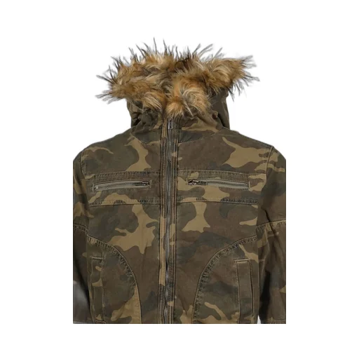 Washed Camo Hooded Jacket / Camo