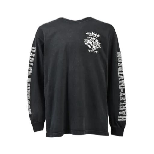 Wisconsin Ls Tee / Blk