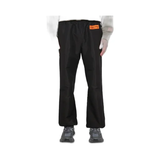 Heron Preston Logo Patch Wide Leg Pants