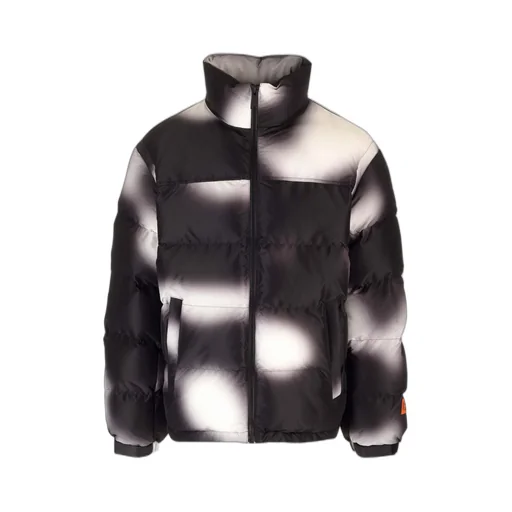 Heron Preston Blurred Zipped Puffer Jacket