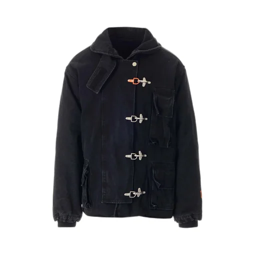 Heron Preston Toggle Fastening High-Neck Jacket