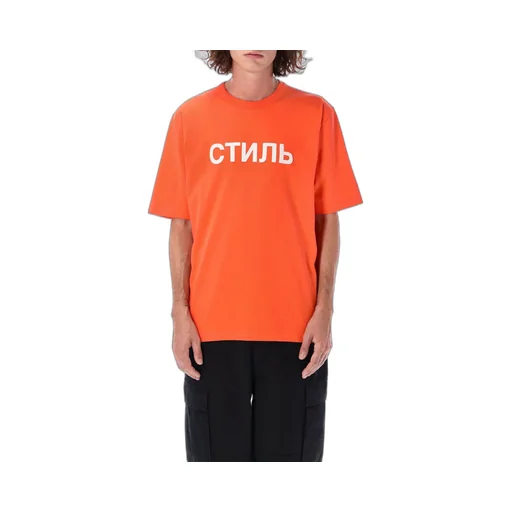 Heron Preston Logo Printed Crewneck T-Shirt