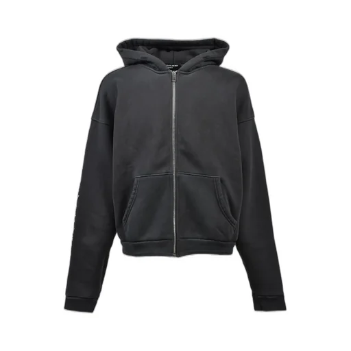Never Wake Me Zip Hoodie / Blk