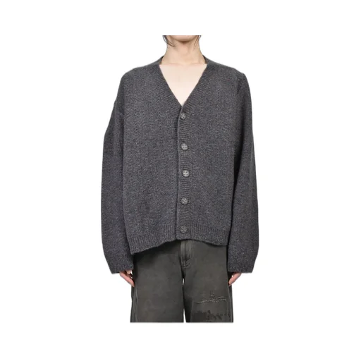 Asymmetrical Cardigan / Tweed Gry