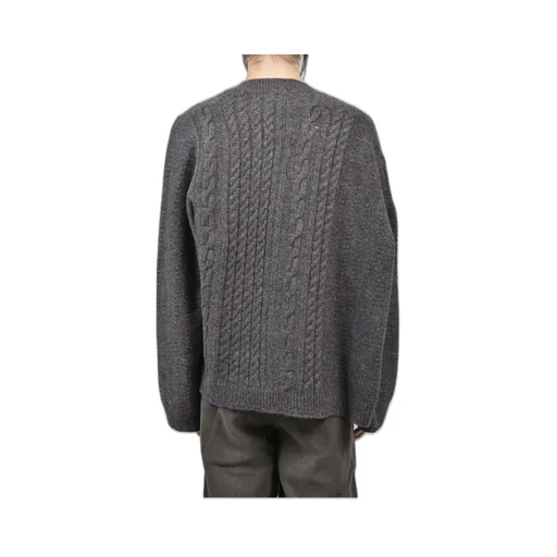 Asymmetrical Cardigan / Tweed Gry