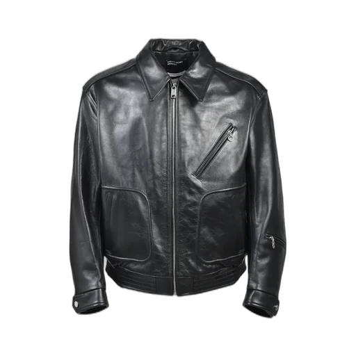 Combattimento Leather Jacket / Blk