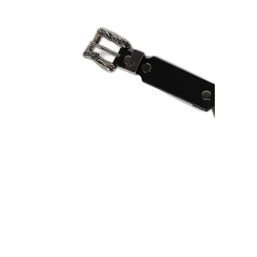 Classic Rose Double Ring Belt / Blk