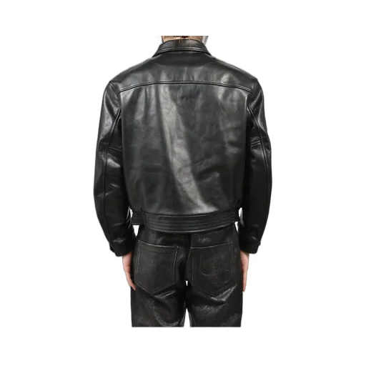 Combattimento Leather Jacket / Blk