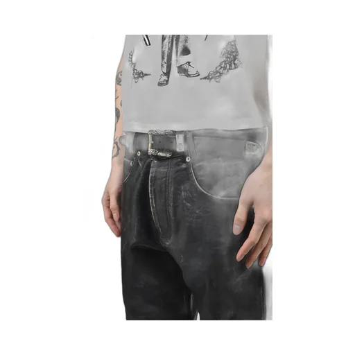 Classic Rose Buckle Belt / Blk